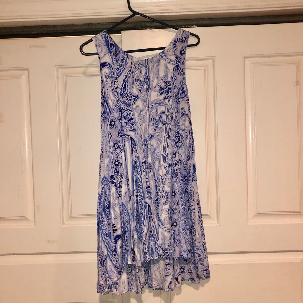 Beachy Blue and White Dress